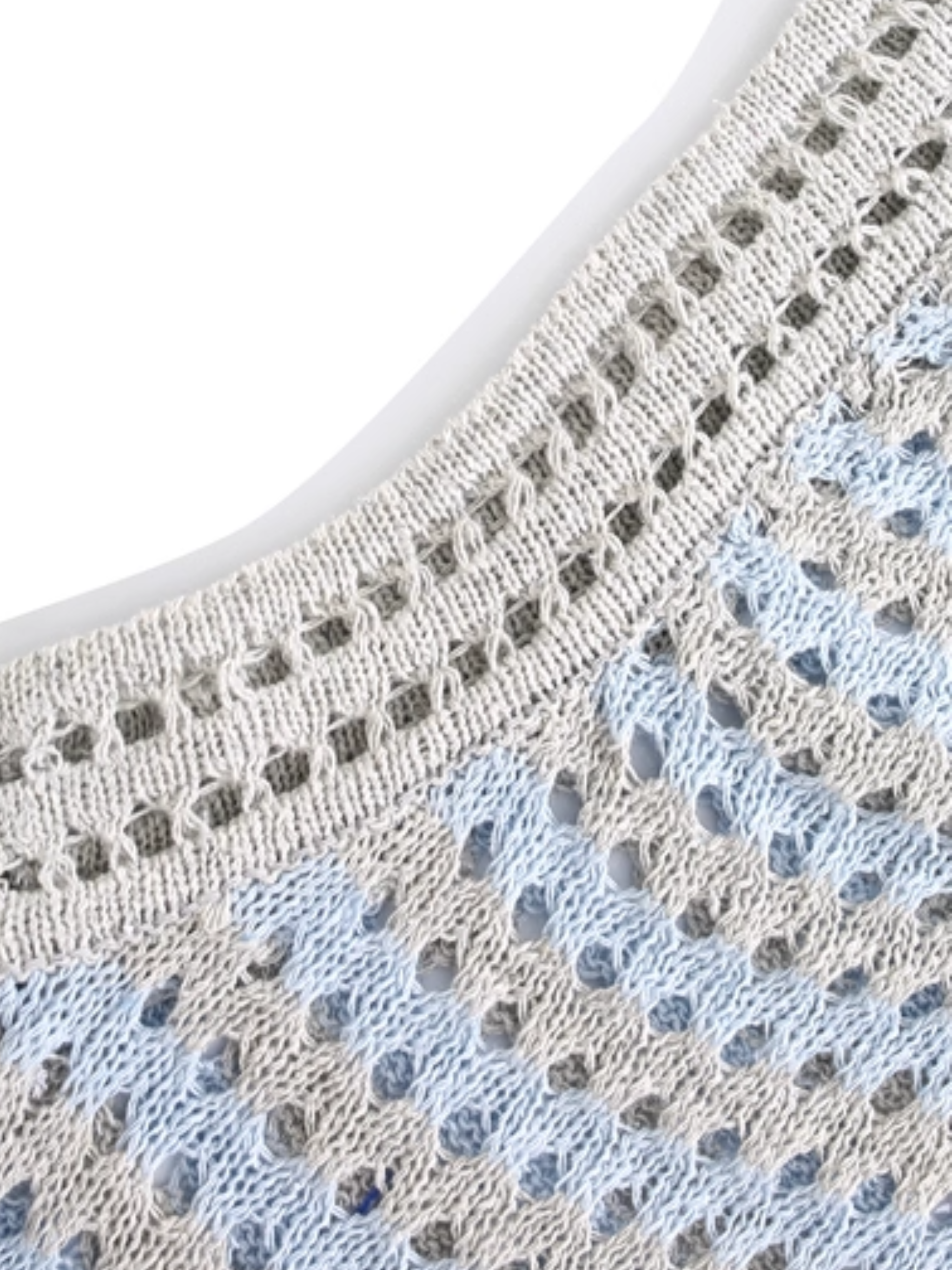 Sleeveless Knitted T-Shirt