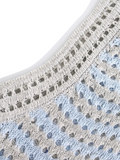 Sleeveless Knitted T-Shirt