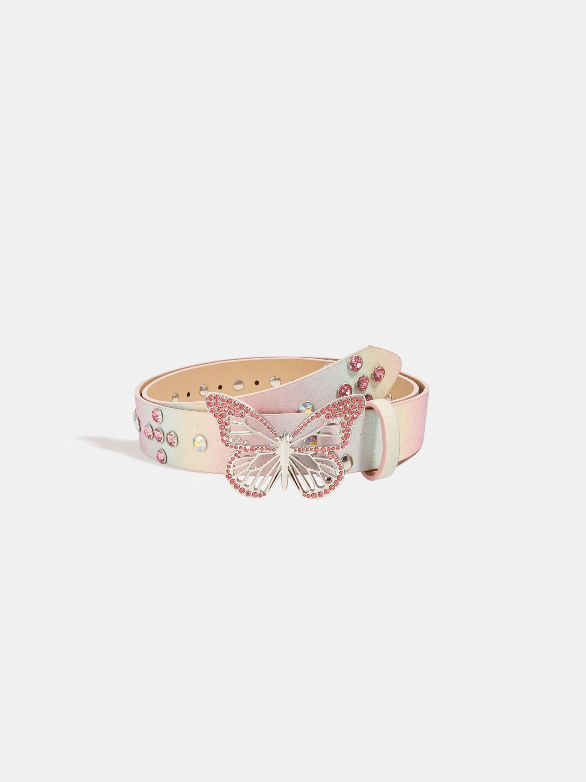 Rhinestone Butterfly Belt
