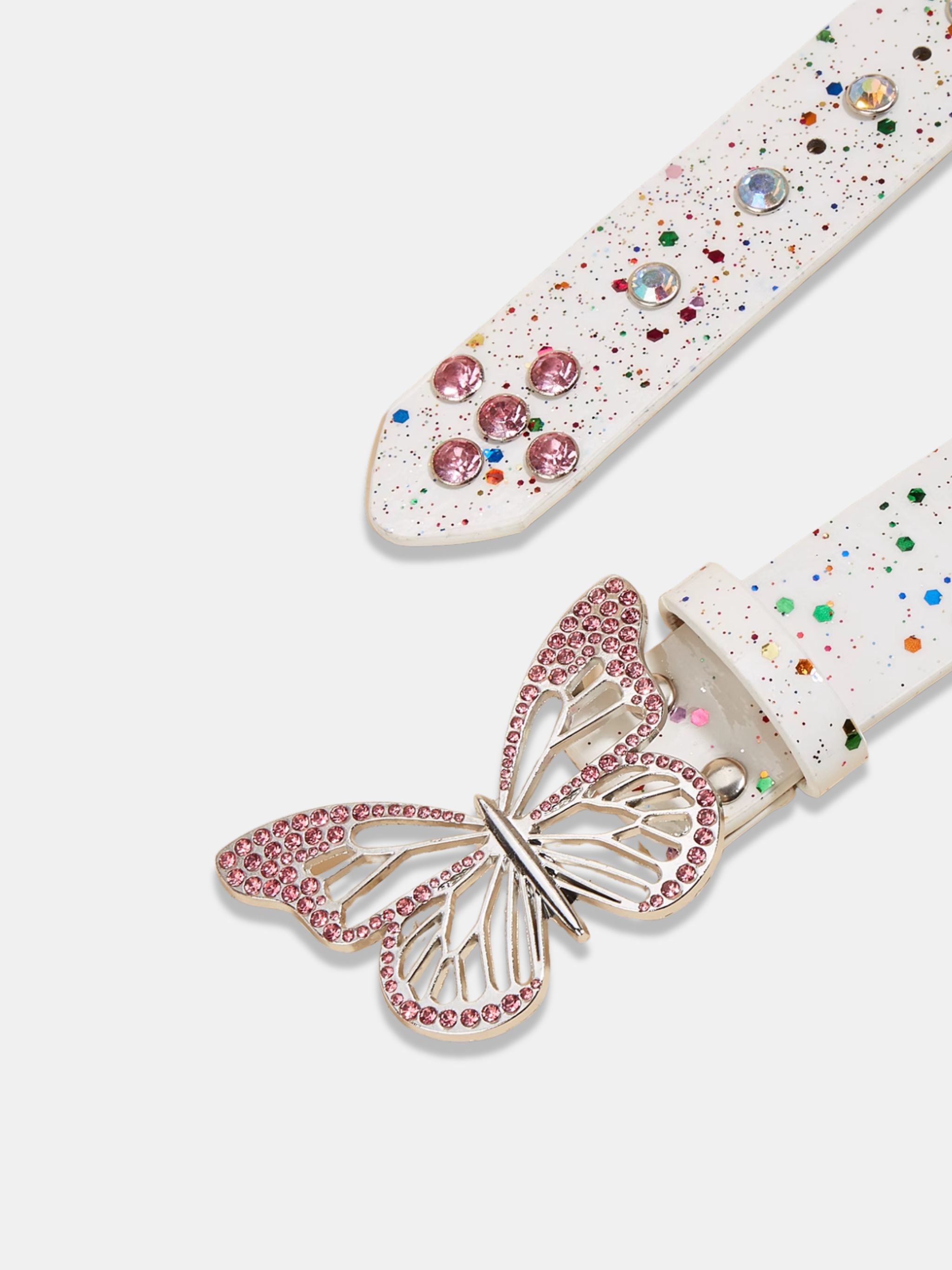 Rhinestone Butterfly Belt