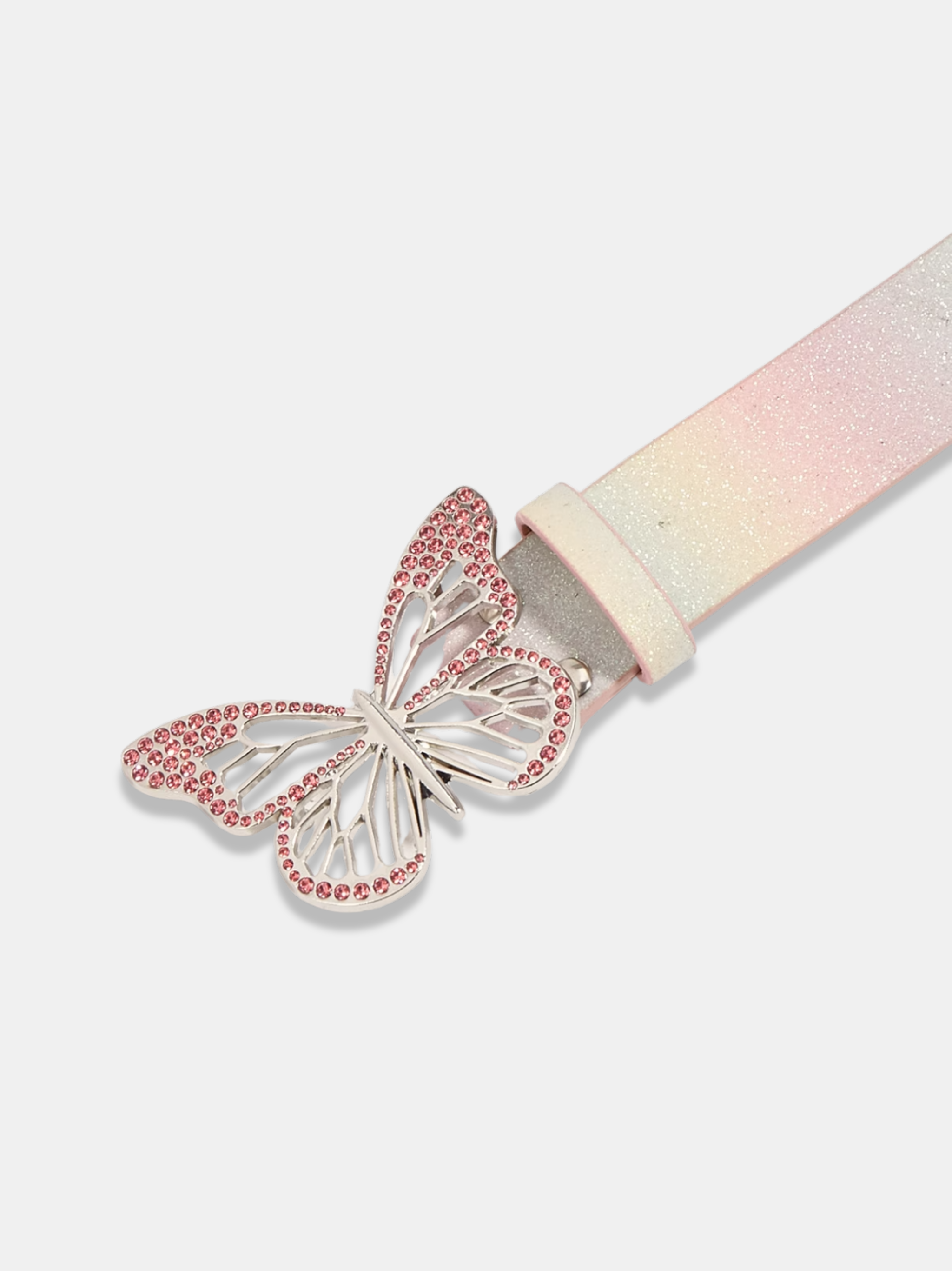 Rhinestone Butterfly Belt