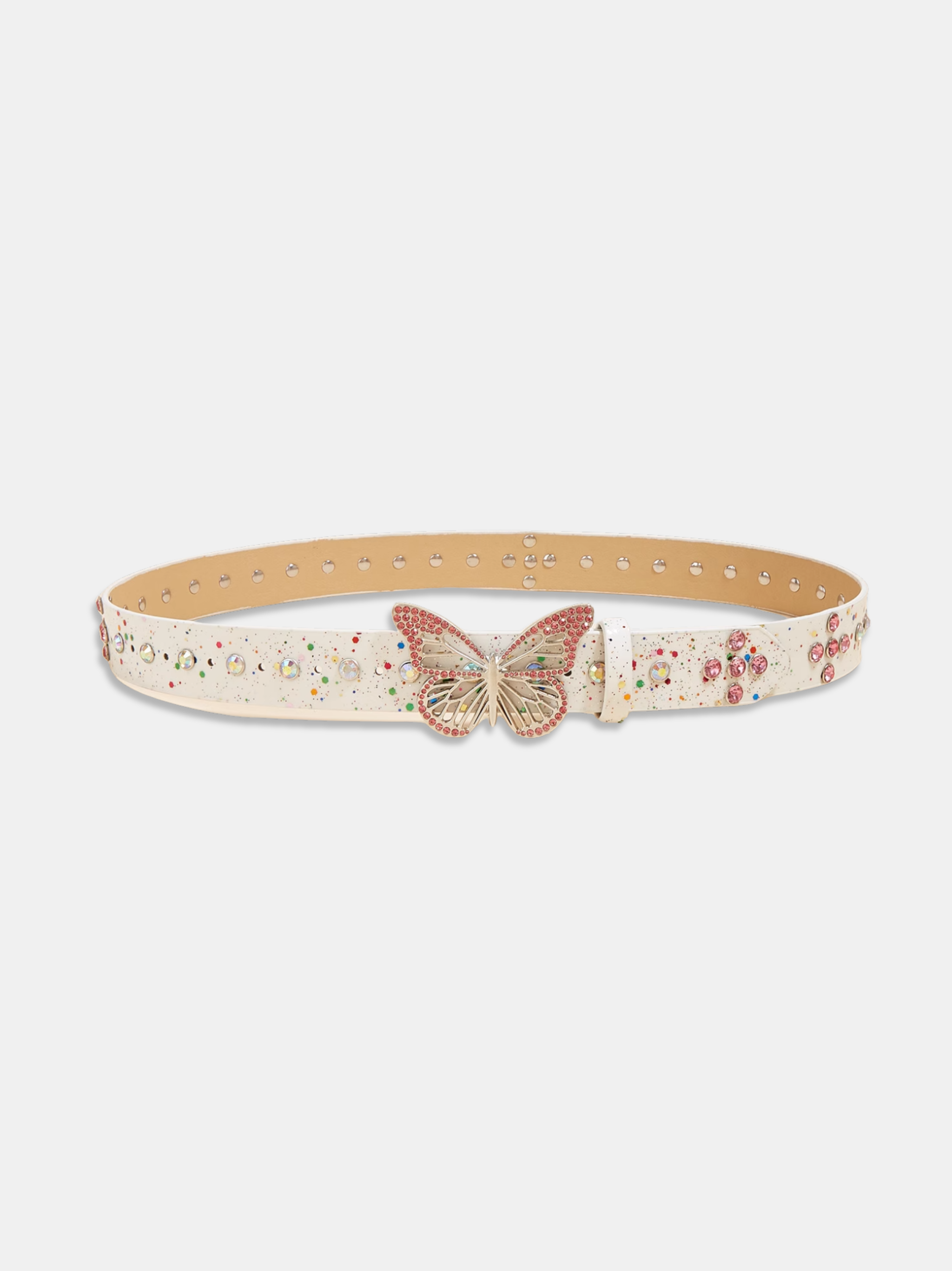 Rhinestone Butterfly Belt